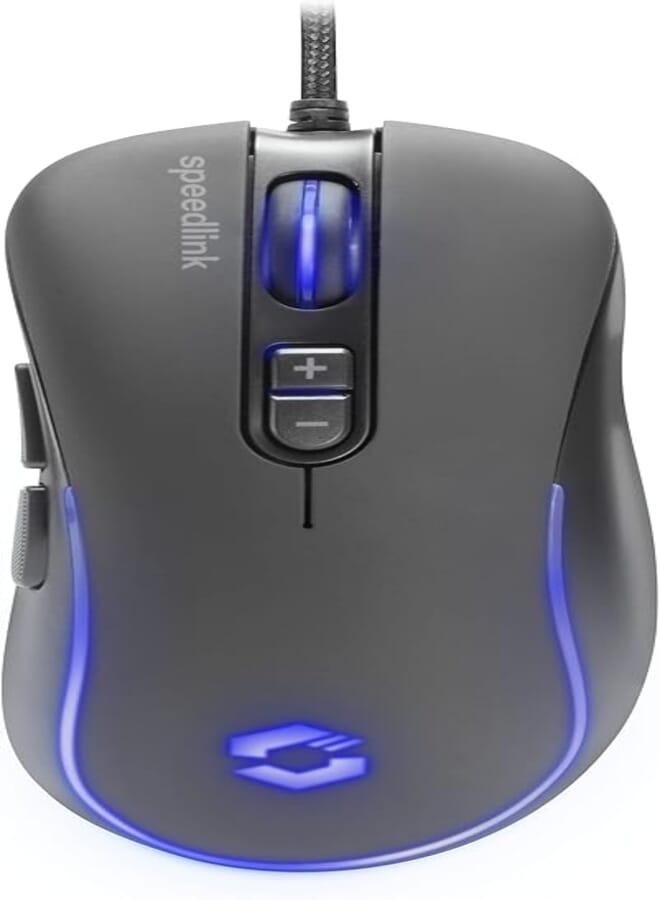 Speedlink assero gaming mouse/ black-680021-bk